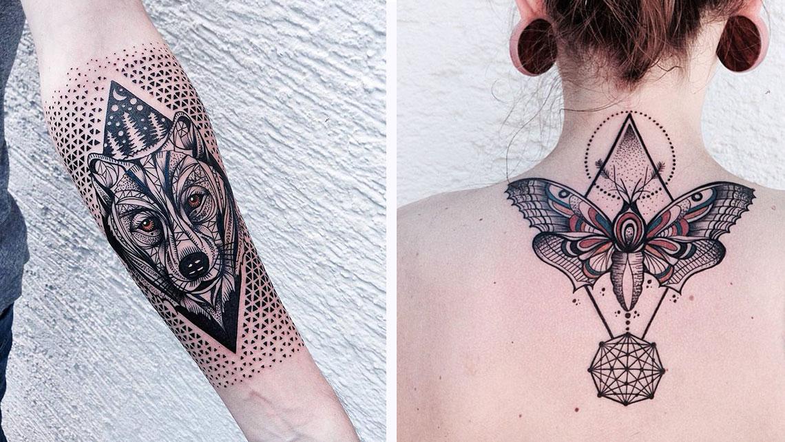 Youll Love these Geometric Animal Tattoos Imageix