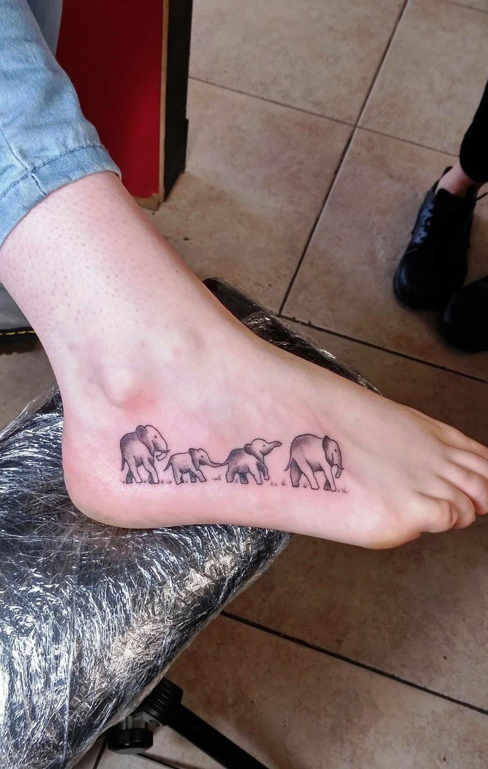 Elephant Family, tattoo by Naso at Inkredible Inks in Dunboyne, Ireland ...