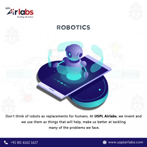 Our USPL Airlabs vision is to bring the advantages of Artificial Intelligence and Robotics to the small and medium scale industries which helps them to transform their method of functioning. 
	
USPL Airlabs alongside our partners have built up a dream that as a matter of fact was started and fuelled by Indian Government’s Artificial Intelligence for all activities.