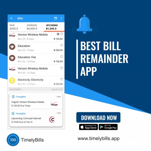 Download TimelyBills Best Expense Manager App for Free Online & Learn some ways to save money online. TimelyBills is an extremely useful and popular Money manager app for Android for efficiently managing your expense with your daily Smartphone companion. This Money Manager apps helps you track your financial activity efficiently.

Website: https://timelybills.app

iPhone App Store: https://apps.apple.com/us/app/timelybillsapp/id1454624499?ls=1

Get it on Google Play Store: https://play.google.com/store/apps/details?id=in.usefulapp.timelybills&hl=en