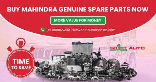 #Shiftautomobiles – Where you can buy complete Mahindra Genuine Spare Parts. 100% OSM/OEM Products & completely verified. Save your money & time by placing an order. Call to get all the detailed information.

Call Right Now at +91 7338232829

More Info: http://shiftautomobiles.com/