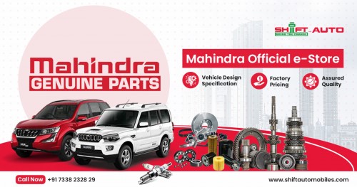 #Shiftautomobiles - Mahindra Genuine Parts are Designed and Engineered Especially for Delivering Performance and Durability of Your Mahindra Cars. Find Here a Huge Range of Custom Fit Car Spare Parts at Affordable Prices. Order Today!

Contact Now: +91 7338232829

Get More Info: http://shiftautomobiles.com/