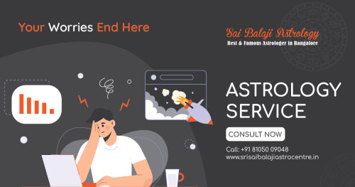 Srisaibalaji Astrocentre is a well-known astrologer in Bangalore, we offer the best solutions to the customer's problems. We have 25+ years of experience and give solutions to more than 50k people. Srisaibalaji expert in astrology knowledge and skills. He helps customers everywhere in the world related to astrology by offering astrology gaudiness. 100% curate predictions, you contact him for any kind of problems to get immediate solutions at an affordable price.

Visit us: http://www.srisaibalajiastrocentre.in/