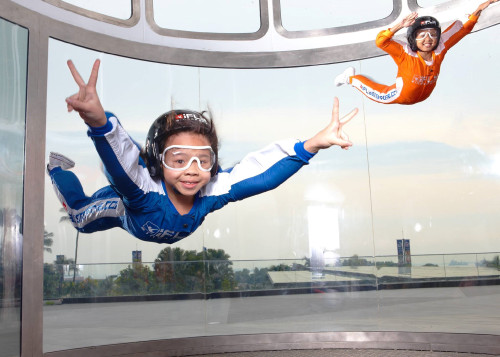 The little ones as young as seven years old can experience the thrill of flying at Ifly Singapore’s kids-friendly indoor skydiving facility. Visit the website for bookings.