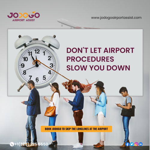 Don't Let Airport ✈️ Procedures Slow You Down

✔️Book #Jodogo to skip the Longlines with our airport assistance services

✔️Avoid the issues you are having at the airport

✔️ Serving international airports worldwide

Visit: https://www.jodogoairportassist.com

Contact at (+1) 325 225 5550

Follow Our Instagram Page: https://www.instagram.com/jodogoairportassist