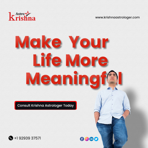 How to Make Your Life More Meaningful?

Consult Pandit Krishna Best Indian Astrologer in USA, the most honest and accurate astrologer who will be your perfect guide through the maze of life.

Contact at (+1) 929 393 7571

Visit Us: https://www.krishnaastrologer.com/

==========================

Follow Our Instagram Page:

https://www.instagram.com/krishnaastrousa/